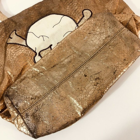 Gold Skull Tote Bag - Picture 7 of 10